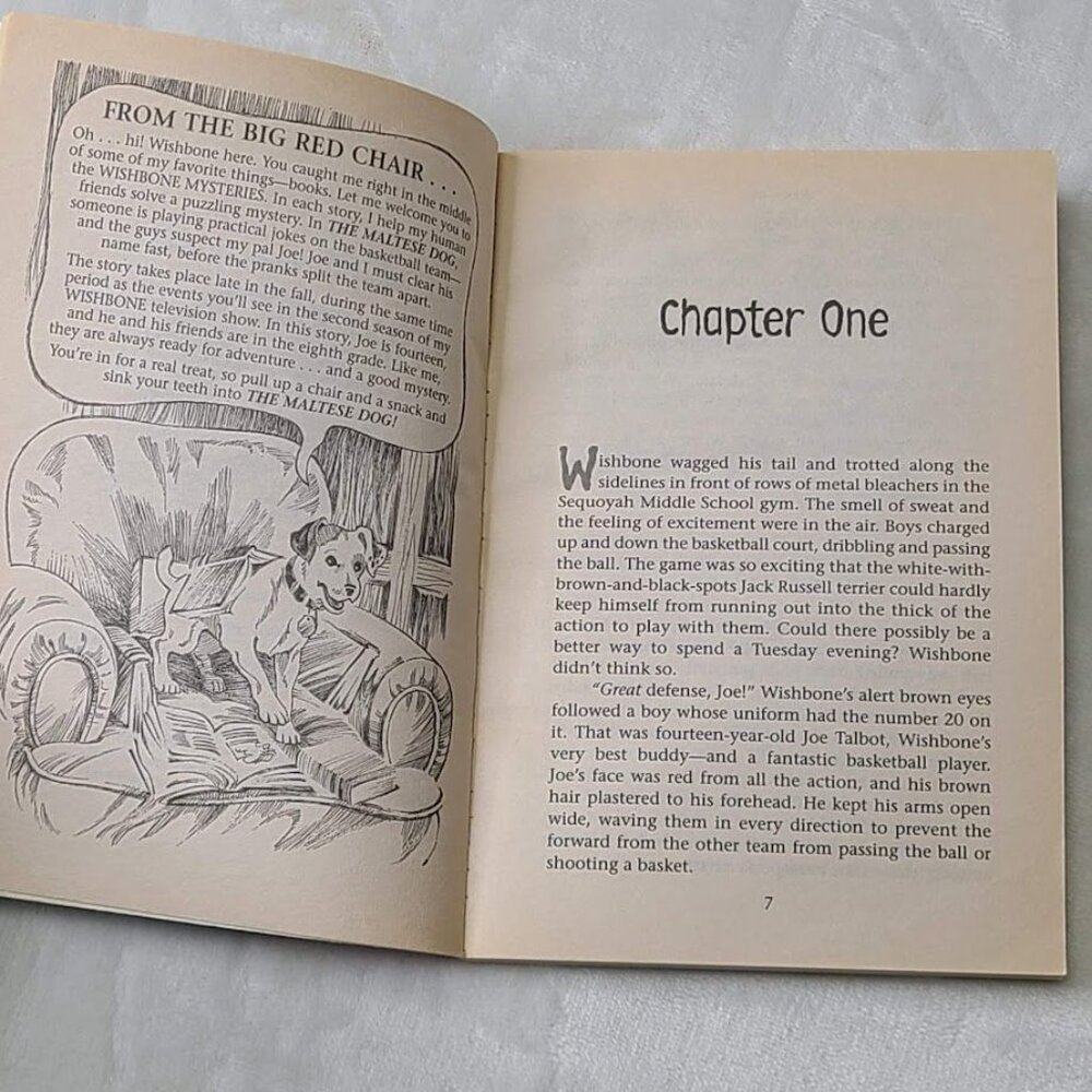 Wishbone Mysteries The Maltese Dog Anne Capeci 1999 Scholastic PB - Picture 9 of 9